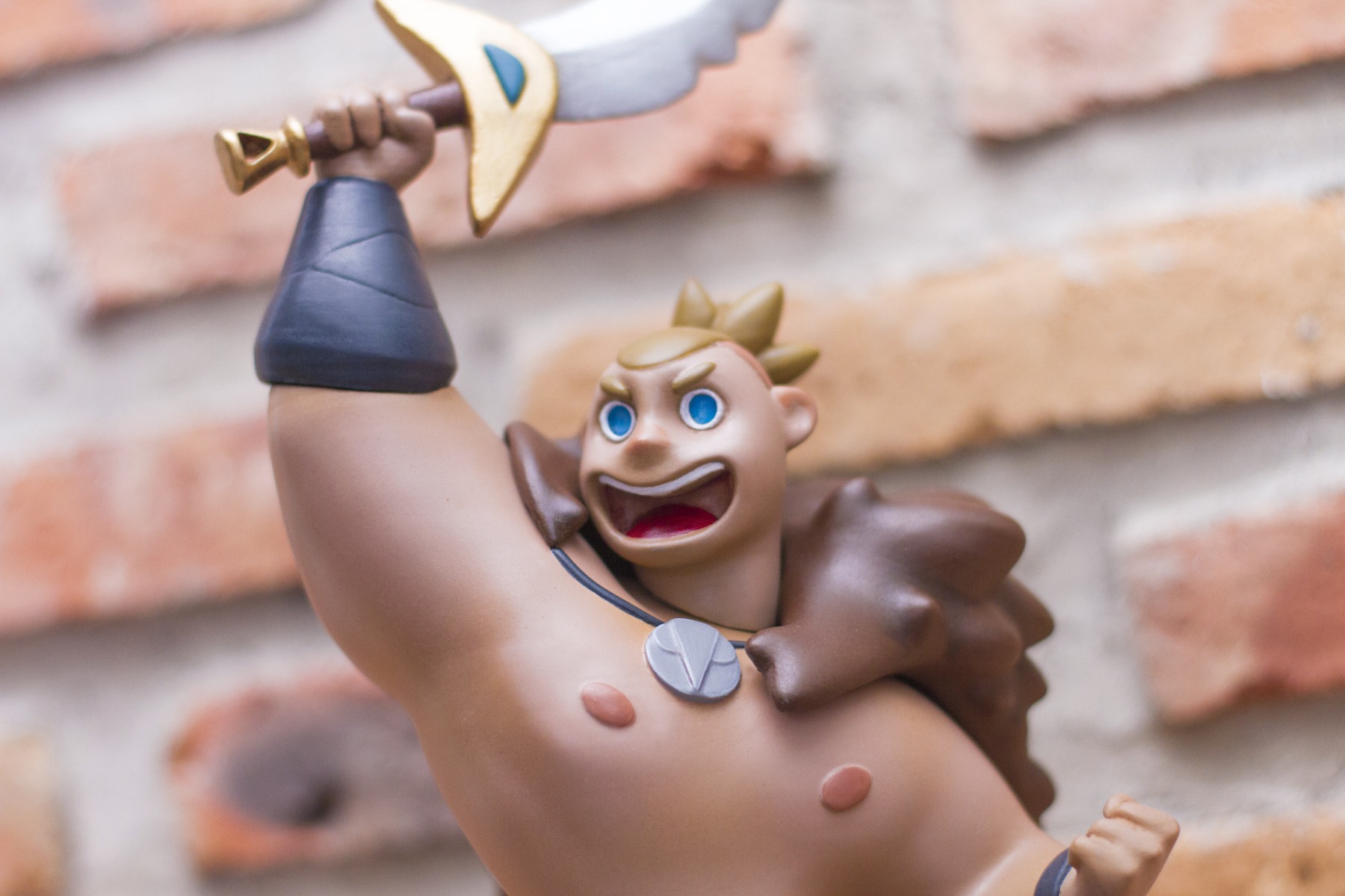 Art toy de vikingo impreso en 3D y pintado a mano - Haxu 3D